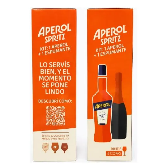 Kit apero sprtiz y espumante cinzano